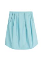 Jil Sander Navy Cotton Skirt