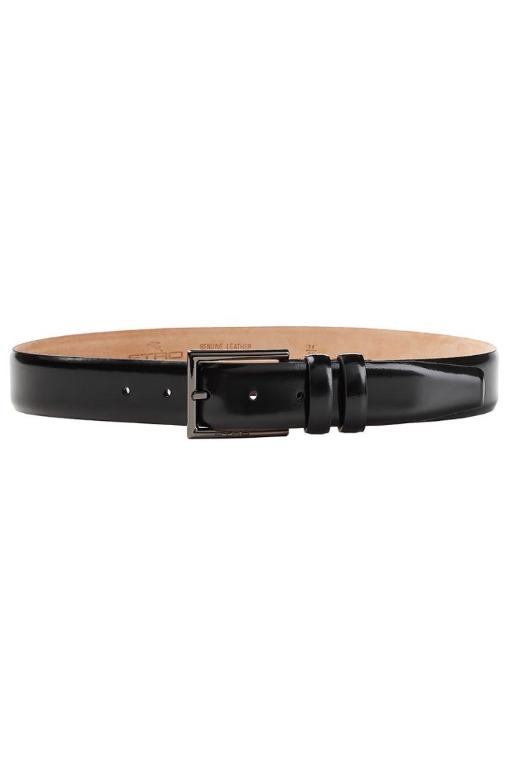 Etro Etro Leather Belt - Black
