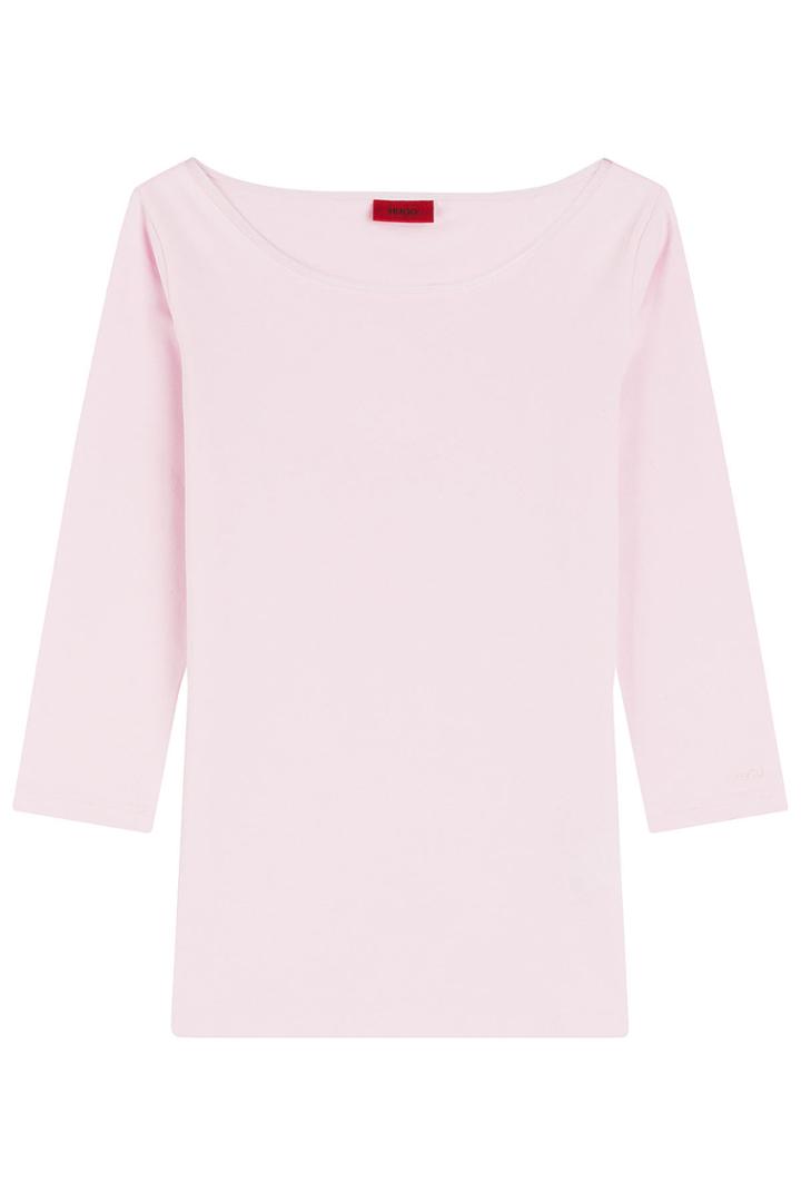 Hugo Hugo Stretch Cotton Boatneck Top
