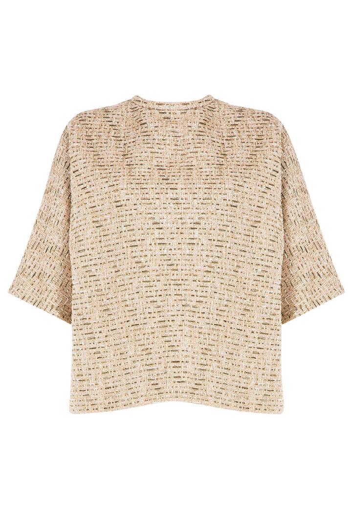 Rochas Rochas Woven Boucle Top