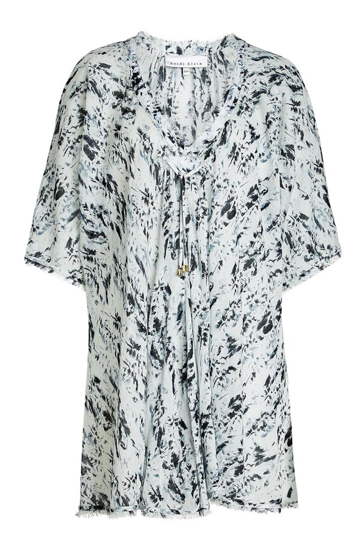 Heidi Klein Heidi Klein Printed Cotton Kaftan