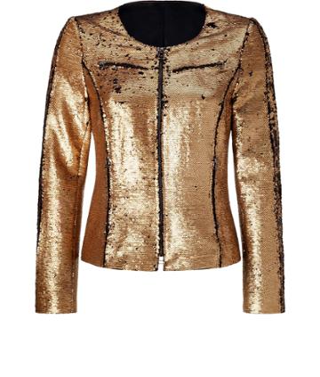 Steffen Schraut Gold Sequined Scarlett Jacket