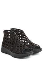 Burberry Shoes & Accessories Burberry Shoes & Accessories Suede Sandals - Black