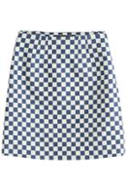 Marc By Marc Jacobs Checkered Jacquard Skirt