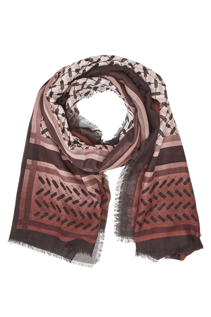Lala Berlin Lala Berlin Cube Kaia Light Cotton Scarf