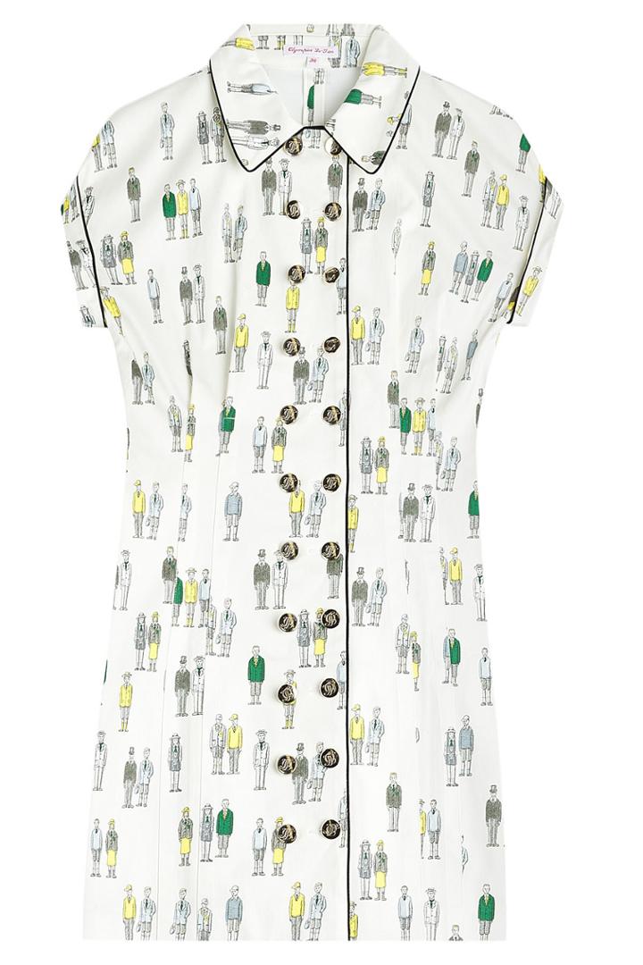 Olympia Le-tan Olympia Le-tan Hill House Printed Cotton Dress