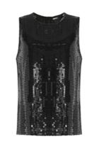 Dkny Dkny Sequin Embellished Sleeveless Top