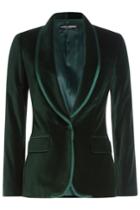 Dolce & Gabbana Dolce & Gabbana Velvet Blazer With Silk Trim