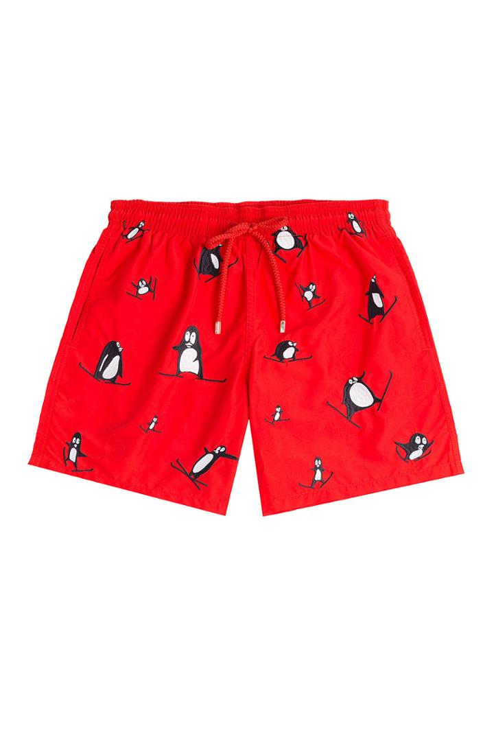 Vilebrequin Vilebrequin Printed Swim Trunks - Red