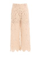 Self-portrait Self-portrait Paisley Guipure Culottes - Beige