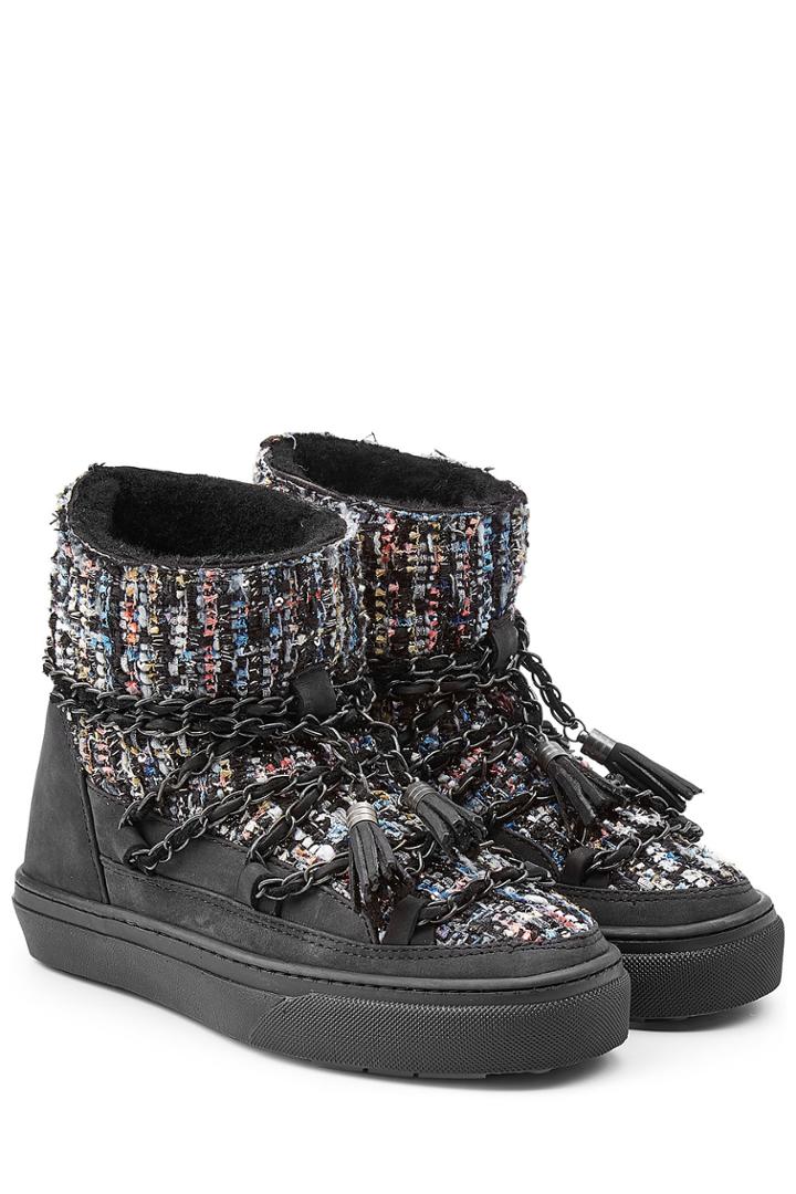 Inuikii Inuikii Ikkii Boots With Suede And Shearling - Multicolor