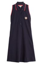 Kenzo Kenzo Cotton Polo Shirt Dress - Blue