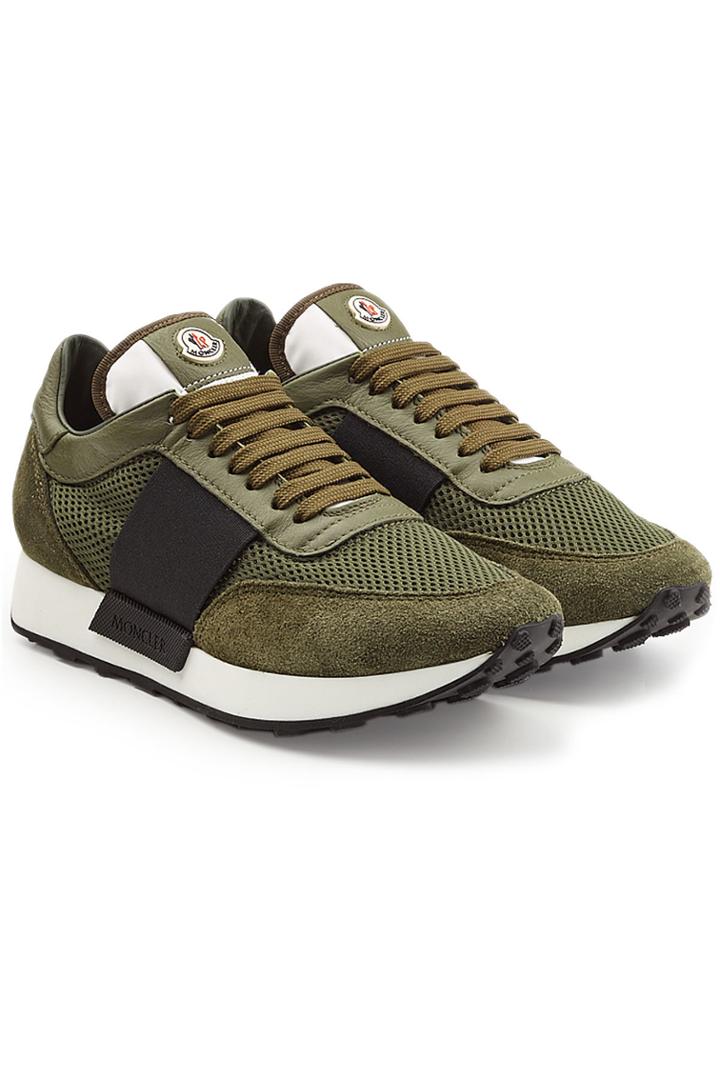 Moncler Moncler Louis Sneakers With Suede