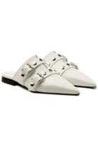 Victoria Beckham Victoria Beckham Embellished Leather Mules
