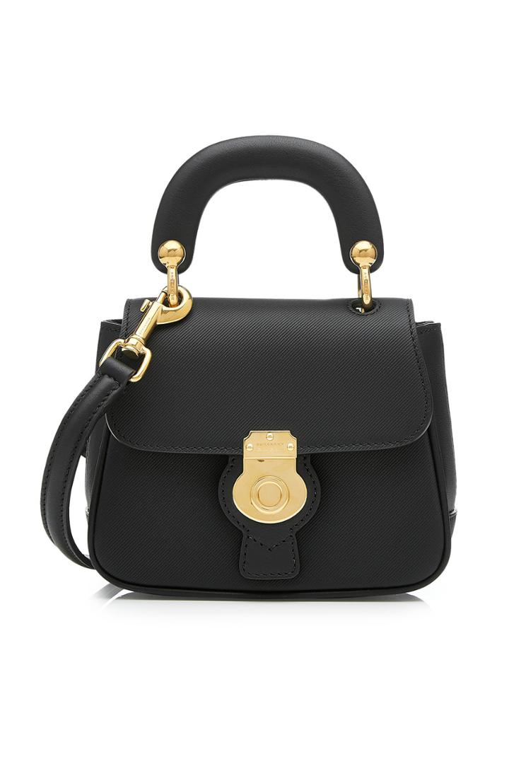 Burberry Burberry Mini Dk88 Leather Cross-body Bag