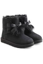 Ugg Australia Ugg Australia Suede Ankle Boots With Shearling