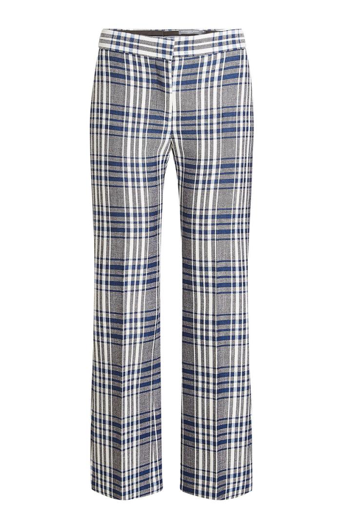 Alexander Mcqueen Alexander Mcqueen Virgin Wool Pants With Plaid Print
