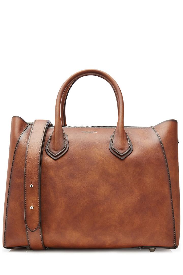 Michael Kors Michael Kors Leather Tote - Brown
