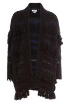 Zadig & Voltaire Zadig & Voltaire Fringed Cardigan With Wool And Alpaca - Black