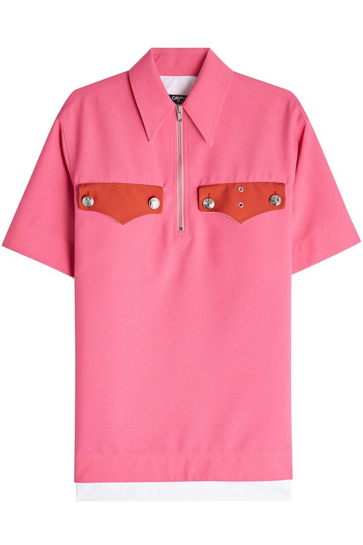 Calvin Klein 205w39nyc Calvin Klein 205w39nyc Polo Shirt With Embossed Buttons