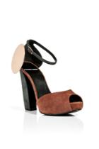 Pierre Hardy Pierre Hardy Suede Block Heel Sandal - Multicolor