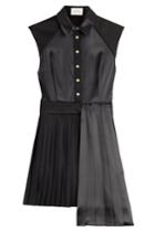 Fausto Puglisi Fausto Puglisi Asymmetric Dress With Pleated Skirt - Black