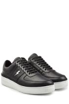 Neil Barrett Neil Barrett Leather Sneakers - Black
