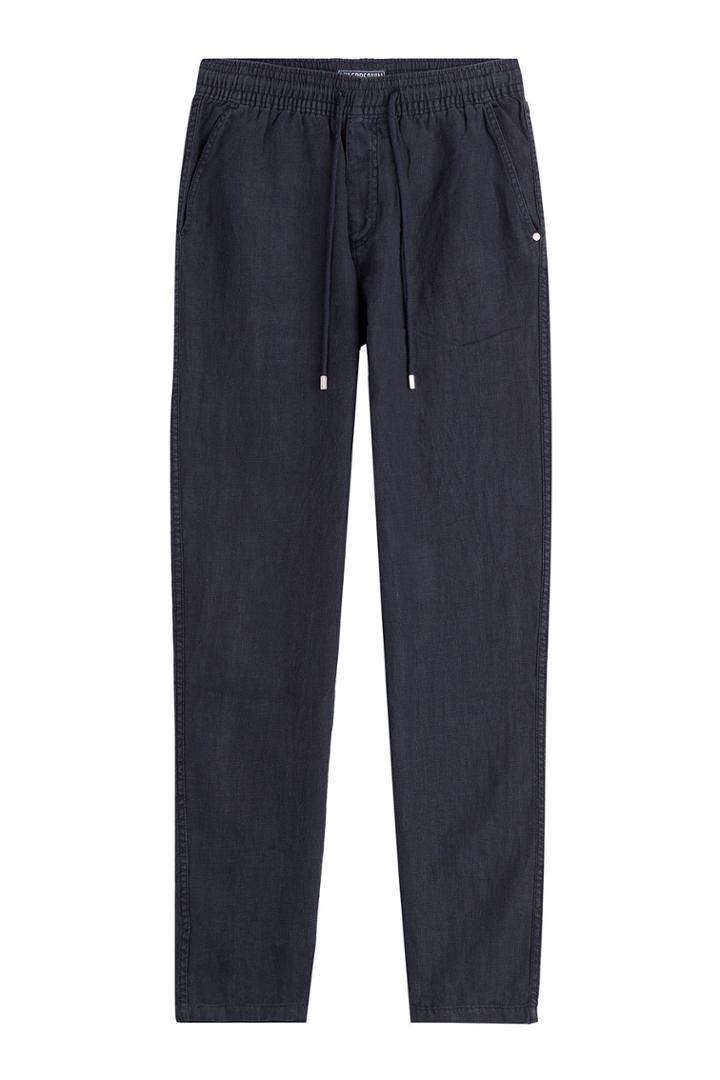 Vilebrequin Vilebrequin Linen Pants With Elasticated Waist