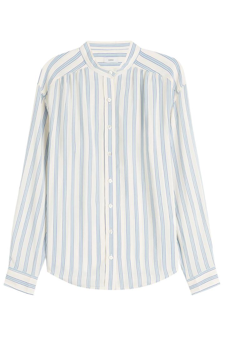 Closed Closed Striped Silk Shirt