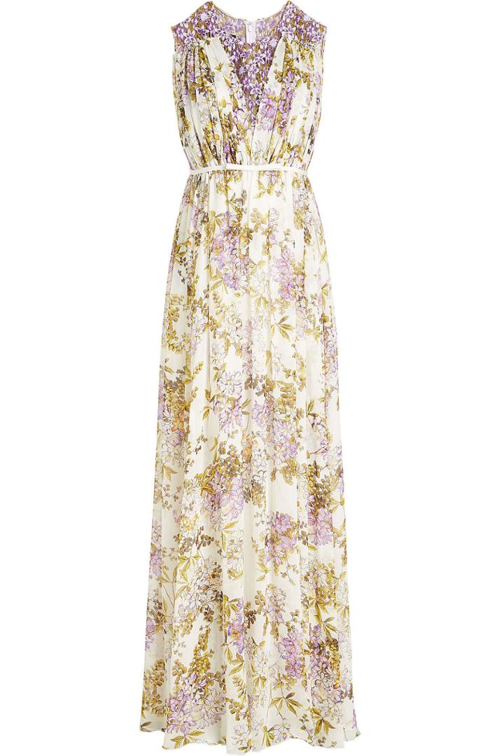 Giambattista Valli Giambattista Valli Floor Length Printed Silk Gown
