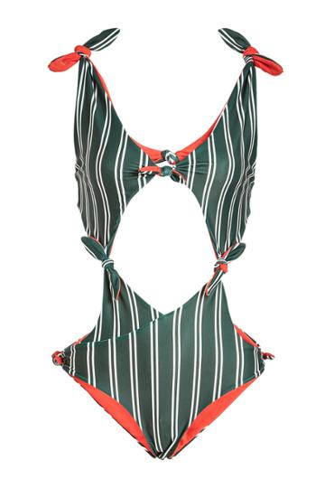 Rye Rye Reversible Cut-out Swimsuit