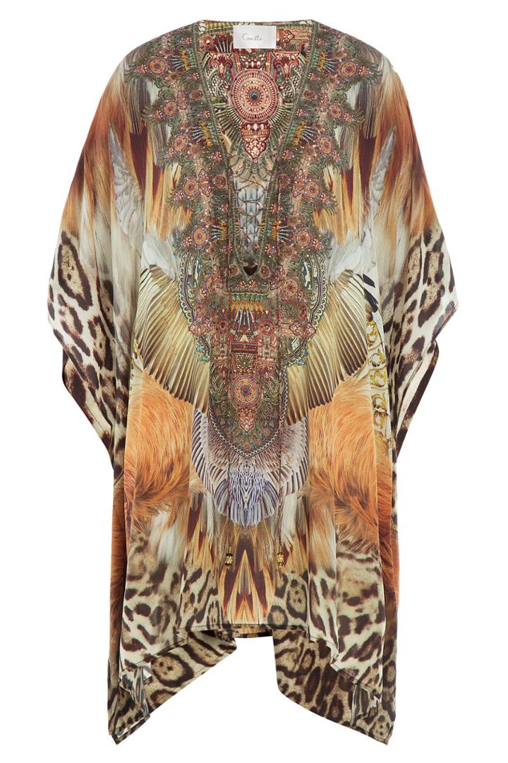 Camilla Camilla Embellished Silk Tunic - None