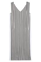 Victoria, Victoria Beckham Victoria, Victoria Beckham Striped Shift Dress With Ties
