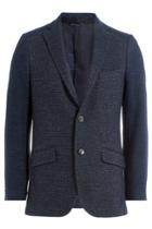 Etro Etro Cotton Blazer With Wool - Blue