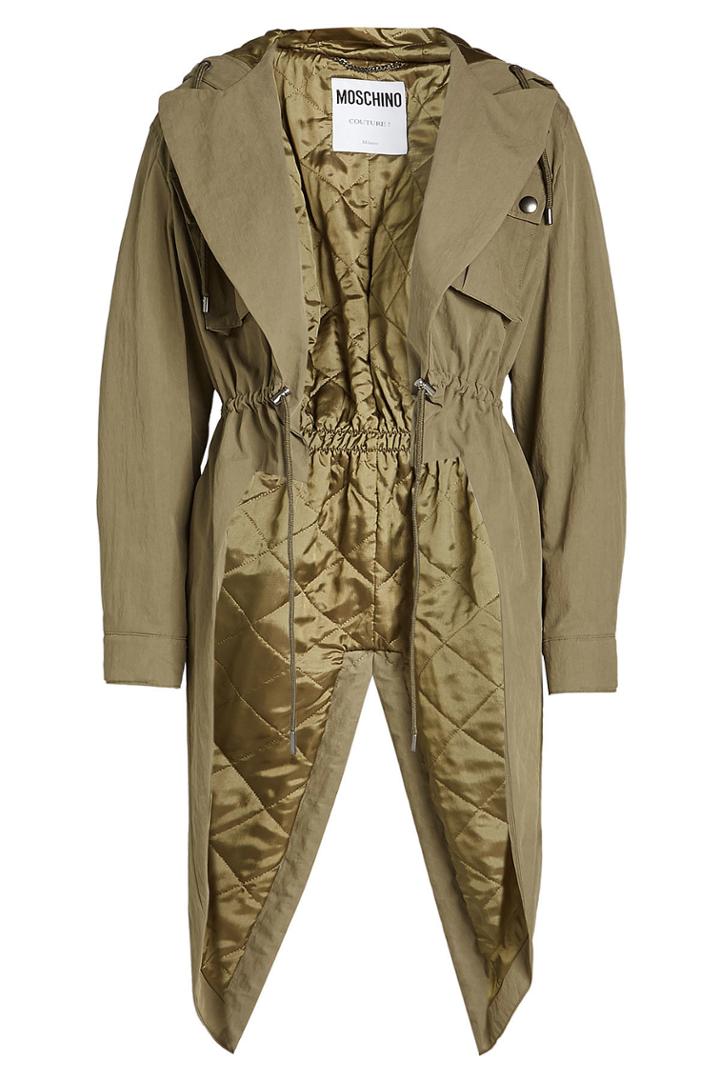 Moschino Moschino Long Jacket With Cotton