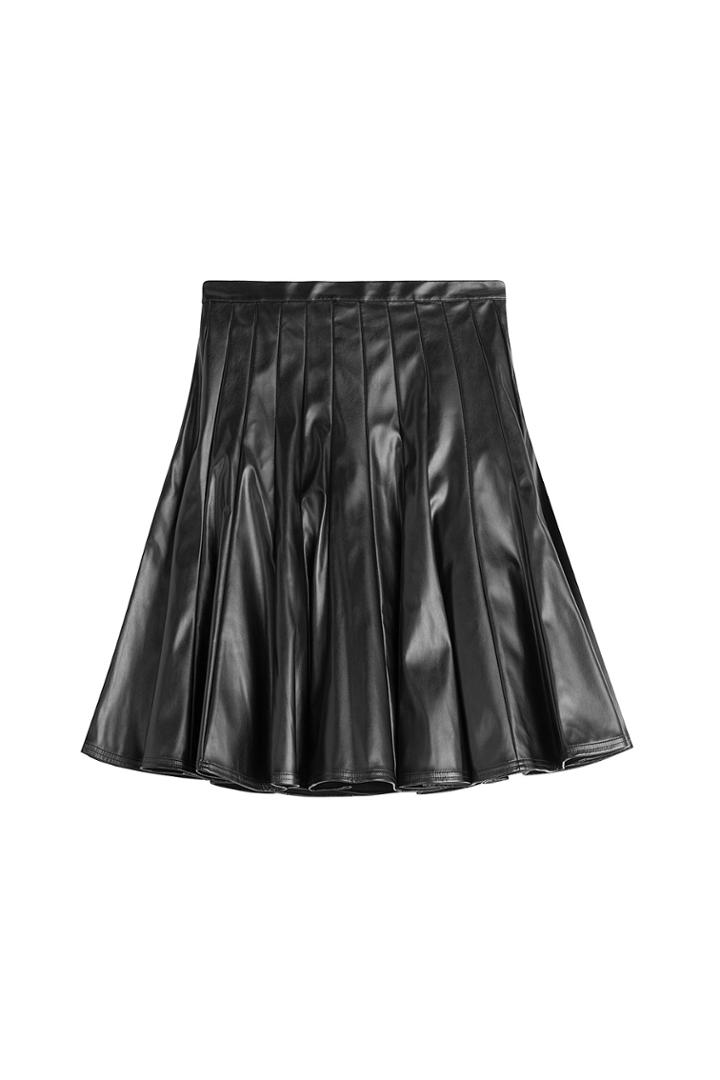 Marc By Marc Jacobs Marc By Marc Jacobs Faux Leather Skirt - Black