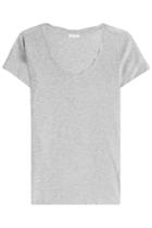 American Vintage American Vintage Cotton T-shirt With Scooped Neckline