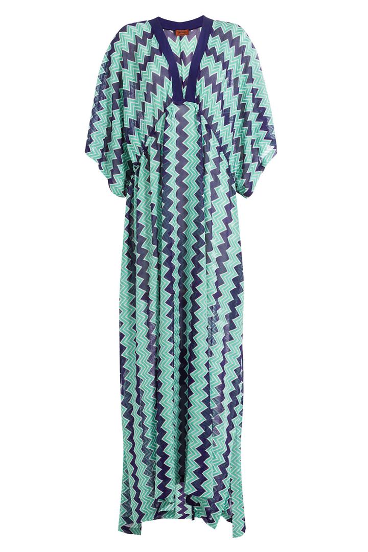 Missoni Mare Missoni Mare Crochet Knit Kaftan - Teal