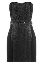 Balmain Balmain Embellished Mini Dress - Black