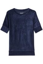 Majestic Majestic Velvet Top With Cotton And Cashmere