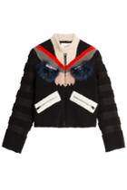 Fendi Fendi Textured Leather Jacket - Multicolor