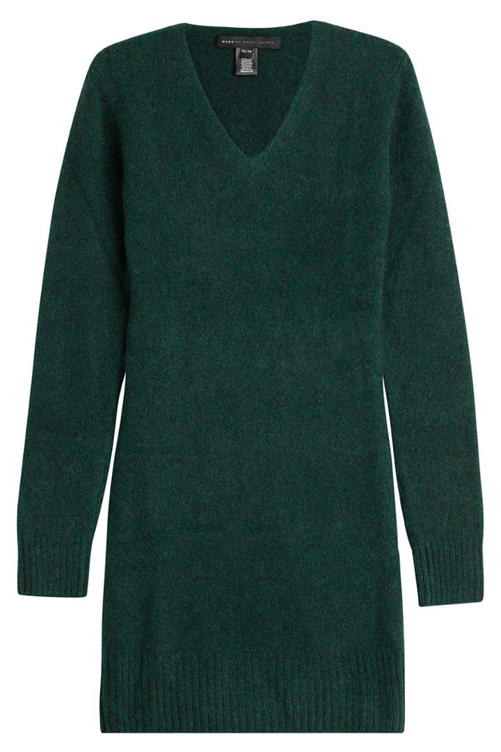 Marc By Marc Jacobs Marc By Marc Jacobs Knit Dress With Merino Wool - Green
