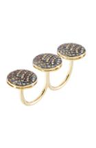 Ileana Makri 18-karat Gold And Sapphire Knuckle Ring