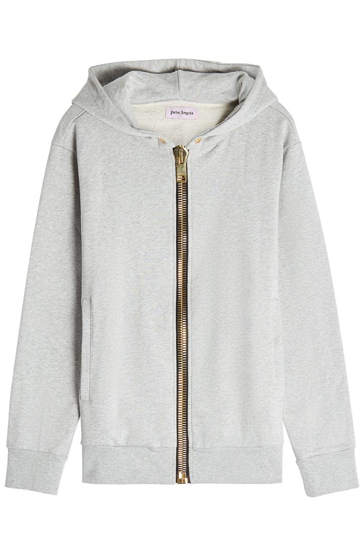 Palm Angels Palm Angels Zip-up Cotton Hoodie