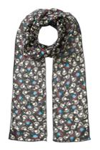 Anna Sui Anna Sui Printed Silk Chiffon Scarf