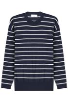 Ami Ami Wool Striped Knit Pullover