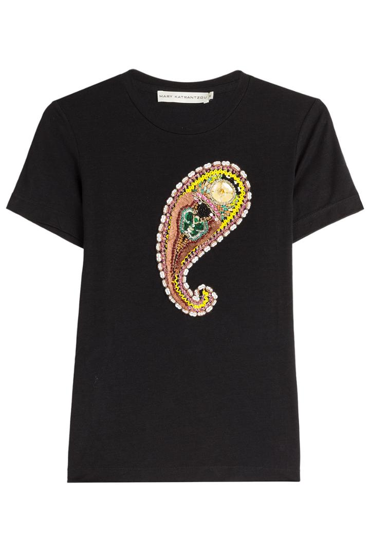 Mary Katrantzou Mary Katrantzou Embellished T-shirt - None