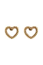 Marc Jacobs Marc Jacobs Rope Heart Stud Earrings