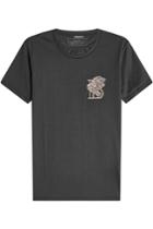 Balmain Balmain Embroidered Logo Cotton T-shirt