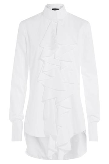 Ellery Ellery Cotton Blouse With Ruffles - White